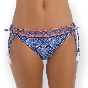 NWOT La Blanca Mandala Dream Side Tie Hipster Bottom